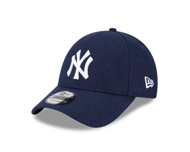Кепка бейсболка New Era MLB Melton Wool 9Forty New York Yankees, синя