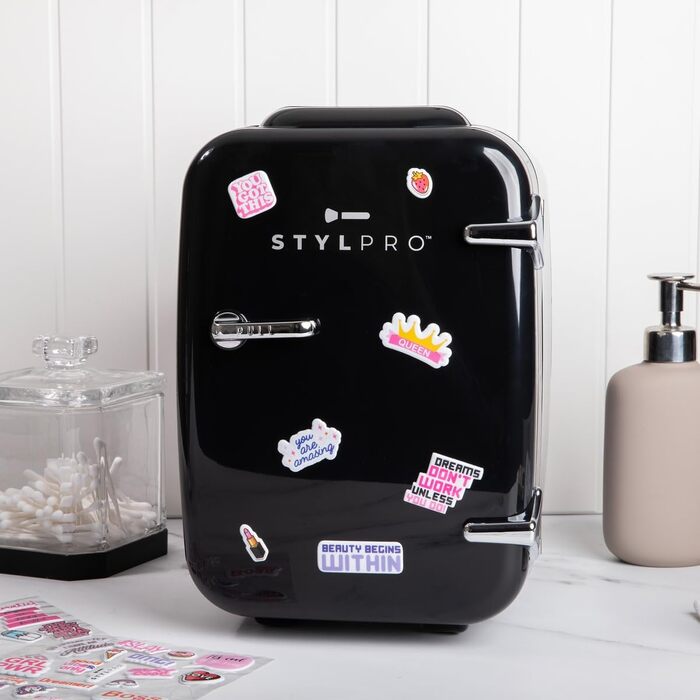 Mini Beauty Kühlschrank Stylpro Schwarz 4L: Для догляду за шкірою, серумами, кремами, масками та нігтями