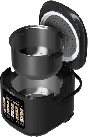 Мультиварка TurboTronic 5л, 20 програм, 860W: електросковорода, пароварка, рисоварка з автоматичним підігрівом та цифровим керуванням