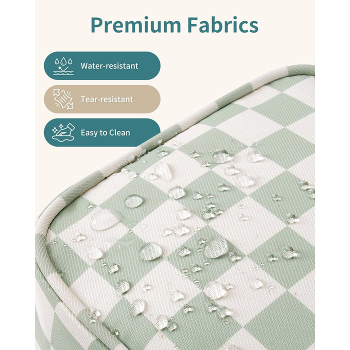 Чоловічий туалетний набір Narwey: водонепроникна косметичка для подорожей з багатьма відділеннями (чорний/рожевий у шаховому візерунку)