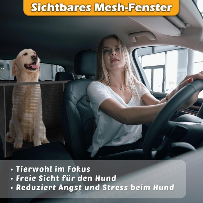 INNOVEST Захисний килимок для авто для собак - захист заднього сидіння, килимок у багажник, для подорожей та транспортування