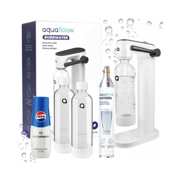 Сифон для газування води AquaFloow: балон CO2 + 3 пляшки для води Pepsi