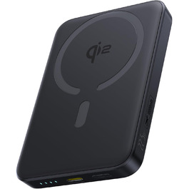 Power Bank Baseus EnerFill MagSafe 10000mAh з PD 22.5W та бездротовою зарядкою 15W (Qi2), чорний