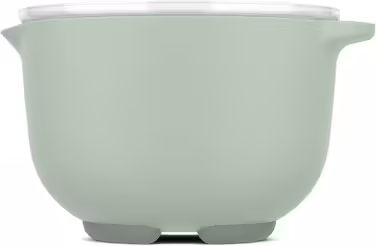 Mepal - Mixing Bowl with Lid Chef it - Non-Slip Base - Microwave and Dishwasher Safe - Bowl - Material resistant up to 110°C - 3000 ml - (Nordic Sage, Mixing Bowl with Lid 1500 ml)