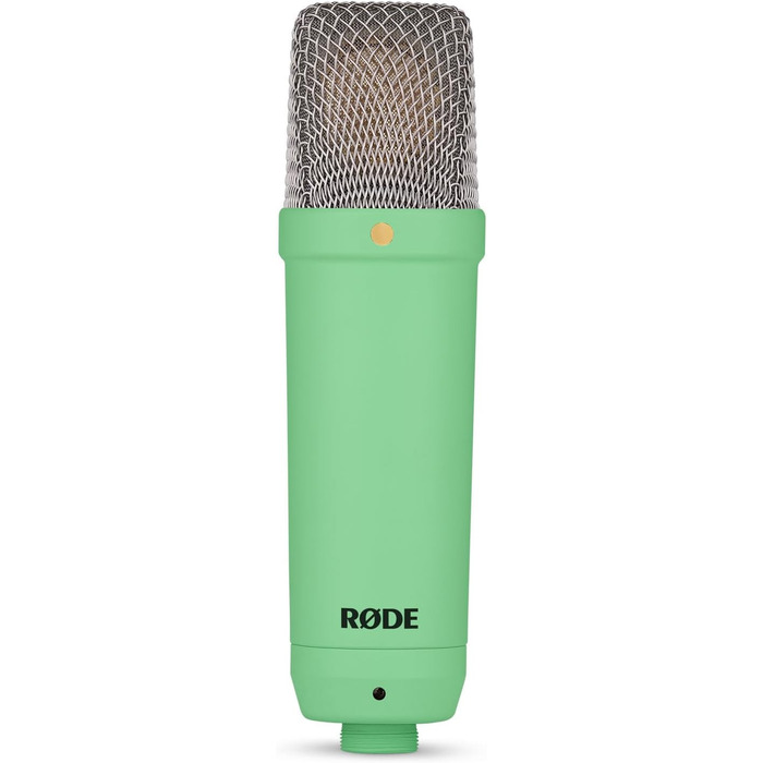 Rode NT1 Signature Black – студійний мікрофон-конденсатор + стійка для мікрофона keepdrum (зелена)