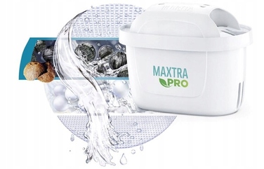 Скляний фільтр-кувшин Brita GLASS + 3 картриджі Maxtra PRO Pure, синій