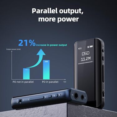 FiiO BTR15 - Портативний підсилювач/ЦАП з потужністю 340mW, чорний колір