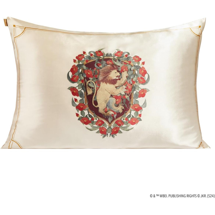 Kitsch Harry Potter satin pillowcase with zipper for hair and skin, softer than silk pillowcases, machine washable, wrinkle-free, standard size pillowcases