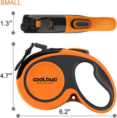 Рулетка для собак, 4.6 м, для малих, середніх та великих собак до 110 кг, міцна, з гальмом, зелена