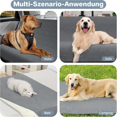 Водонепроникний килимок для собак Luvore, захист дивану та ліжка, 137x208 см