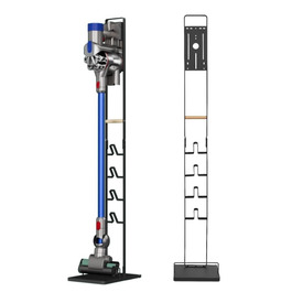 Підставка для пилососа Conecto: універсальна сумісна з Dyson Gen5, V15, V12, V11, V10, V8, V7, V6 (чорний бук)