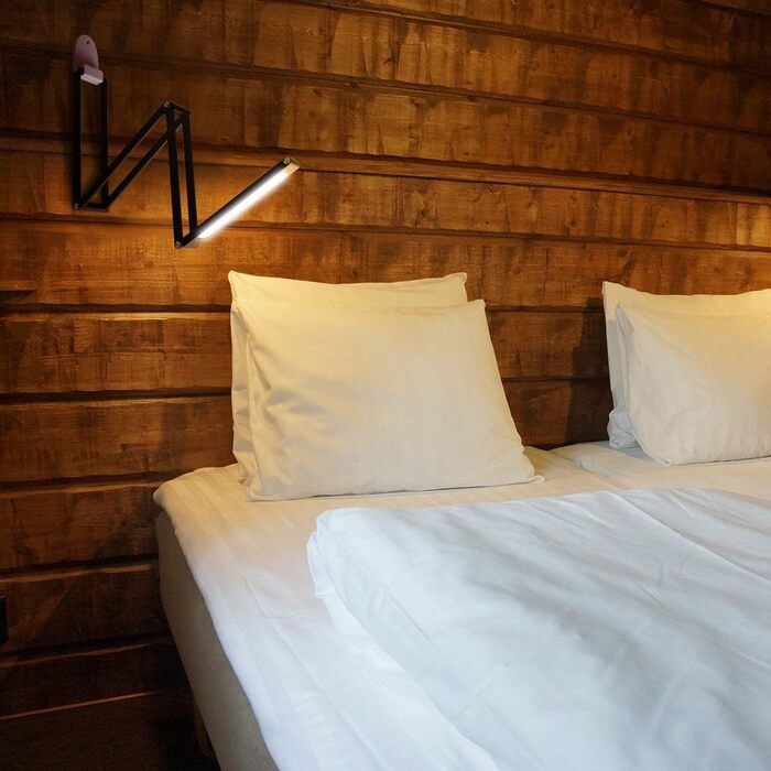 LED лампа настільна ELZO з регулюванням яскравості та складною ніжкою. Акумуляторна настільна лампа для офісу, дому та читання. Чорний колір.