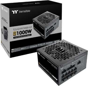 Блок живлення Thermaltake Toughpower GT 1000W, чорний