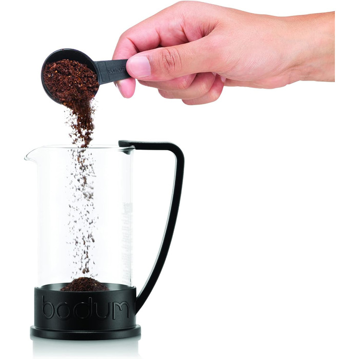 Френч-прес BODUM JAVA, 8 чашок, 1.0 л, чорний, з термостійкого пластику