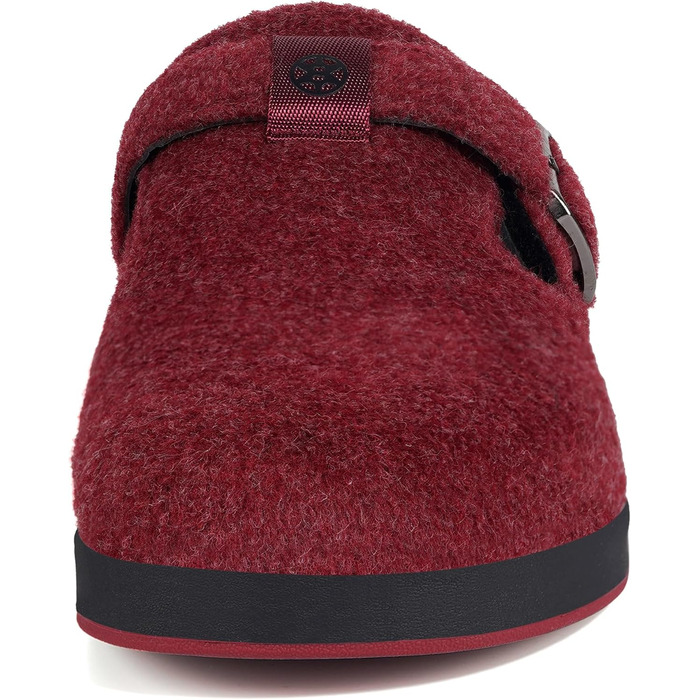 Тапочки халатні з фетру Gaatpot, зимові, теплі, для дому, чоловічі/жіночі, розмір 36-46 (43 EU), червоний A