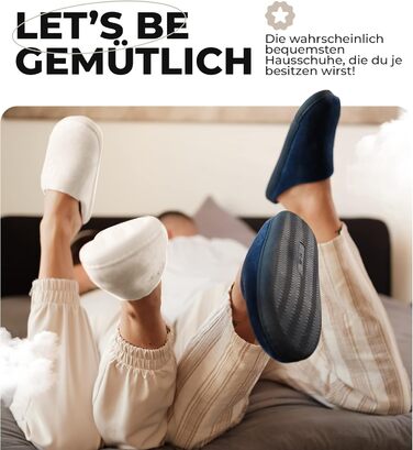 Тапочки для дому жіночі та чоловічі, розмір 35-48, антиковзаючі, для повсякденного використання та гостей | Різні кольори | Зимові та літні, для дому та вулиці (кремово-білі, 45/46 EU)