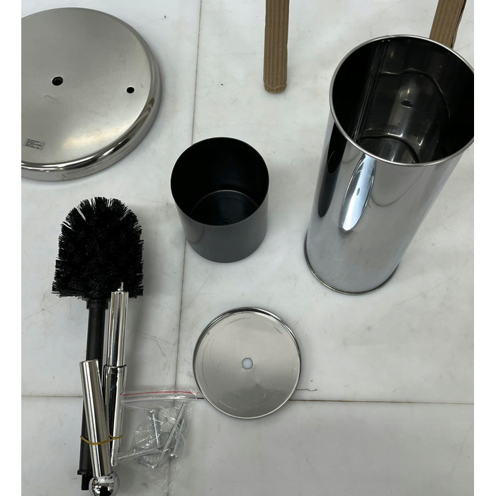 Тримач для туалетного паперу та йоржик для унітаза EISL, хром, 80 см