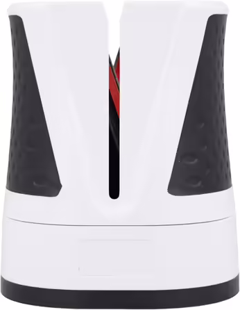 DMT SimpleSharp Diamond Knife Sharpener White, knife sharpener for razor-sharp blades with optimal sharpening angle, sharpens both sides with diamond sharpening stones, DMT-20003 White