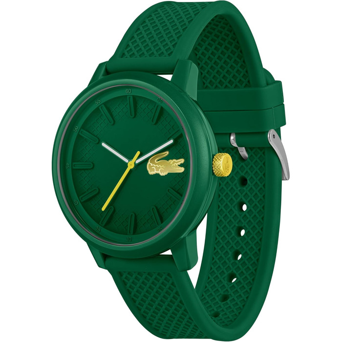 Годинник Lacoste LACOSTE.12.12 Hero чоловічий кварцовий з силіконовим браслетом (зелений)