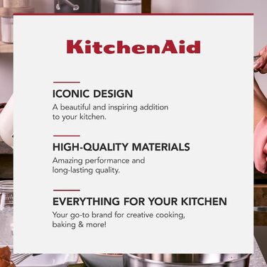 Сковорода для млинців KitchenAid Classic 24 см, кована, анодований алюміній, керамічне антипригарне покриття без PFAS, для індукції, духовки, посудомийки, чорна