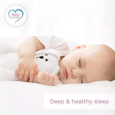 Набір постільної білизни для малюків: ковдра 80x70 см та подушка з 100% бавовни, для ліжечка або візочка