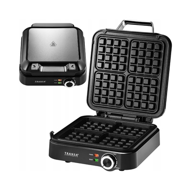 Вафельниця Transa Electronics TE-34, 2200 Вт, чорна