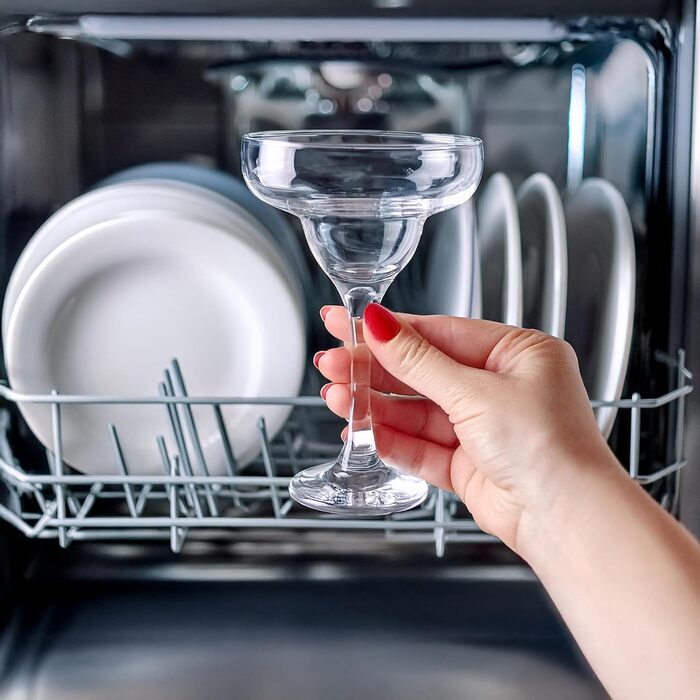 Набір келихів для коктейлів Glasmark KROSNO 1992 Margarita 6 шт, 220 мл, червоний