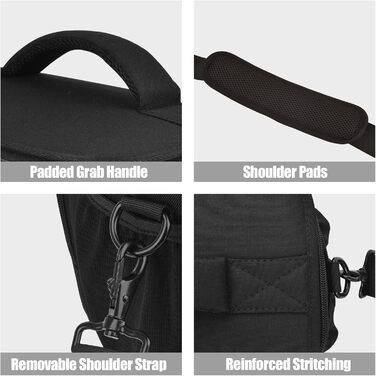 Захисний футляр для дзеркальної камери: Canon, Nikon, Sony, Fuji. Важливий аксесуар для фотографів. Чорний, L