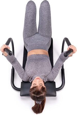 C.P. SPORTS AB Roller - Abdominal Trainer | Professional Ab Roller with Headrest & Mat for Abdominal Muscle Training & Fitness | Steel pipe black - foldable - space-saving for abdominal workout at home