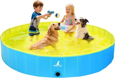 Дитячий басейн для собак, котів та цуценят XL (120x30 см) / XXL (160x30 см), PVC, з неслизьким покриттям