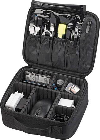 Xcase Cable Organizer: Travel organizer and storage bag for PC & mobile device accessories (organizer bag, travel cable, camera bag)