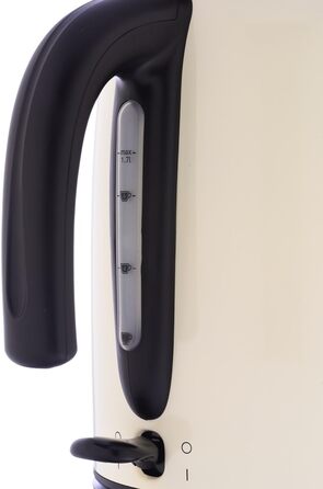 Електричний чайник Russell Hobbs 1.7л, 2400W, Edelstahl Creme, з функцією швидкого кип'ятіння, фільтр від накипу, оптимальна виливна горловина, індикатор рівня води