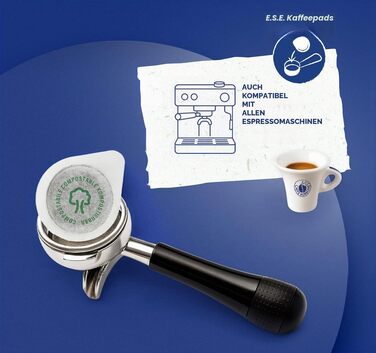 Кавові пади Caffè Borbone Rote Miscela (Червона суміш), ESE 44 мм, біорозкладні, 150 шт