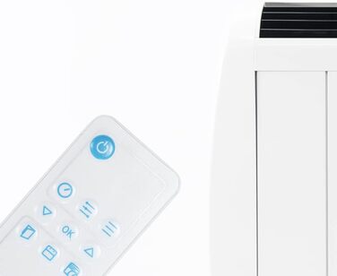 Cecotec ReadyWarm 2500 Thermal Flat Radiator with Remote Control. 1800 W, 12 Aluminum Elements, LCD Screen, 3 Heating Modes, Timer, Slim Design, Overheat Protection Overprotect System. 12 Elements White