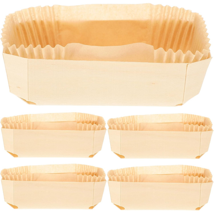 UPKOCH 1 Set Wooden Box Paper Tray Wooden Bread Box Wooden Cookie Cutters Square Tray Wooden Pastry Bread Baking Molds Wooden Bread Molds Wooden Baking Mold Multi-Purpose Baking Mold Kitchen Accessories
