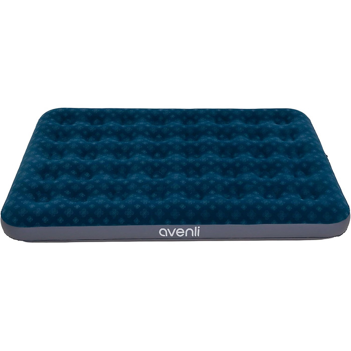 Надувний матрац для кемпінгу та дому AVENLI на 2 особи, 191x137x22 см, надувний, для відпочинку та гостей