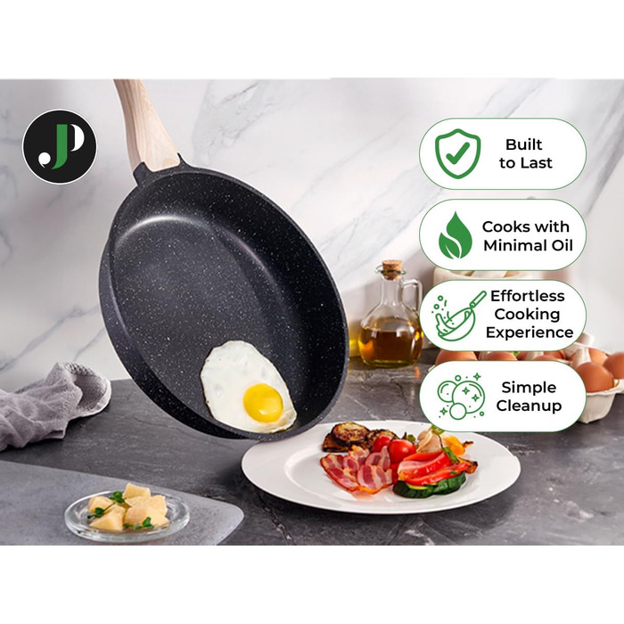 Набір каструль та сковорідок JUST PERFECTO Induktion (14-15 частин) - нержавіюча сталь, без PTFE та PFOA