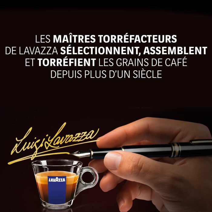 Кава в зернах Lavazza Crema e Gusto, суміш арабіки та робусти, темне обсмажування, інтенсивність 7/10, 1 кг