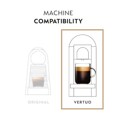 Капсули Nespresso VertuoLine Odacio, інтенсивна обсмажка, 30 шт., 226 мл