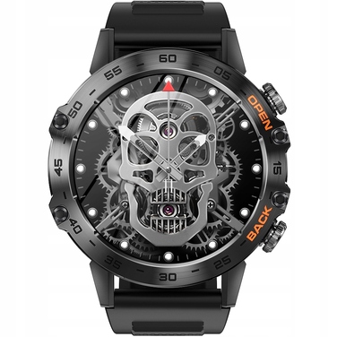 Чоловічий смарт-годинник JG Smart Hammer Black, чорний