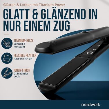 Випрямляч для волосся 2-в-1 SafeGlide Touch з захистом від пересікання та вирвування волосся