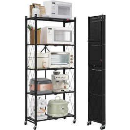 Deanic 5-Tier Folding Heavy Duty Shelf