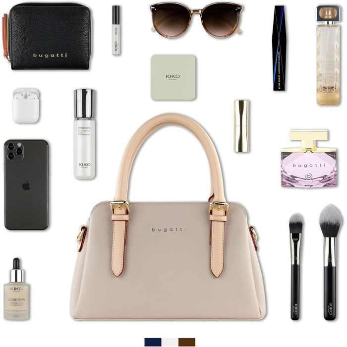 Сумка жіноча Bugatti Ella бежевого кольору, маленька сумка через плече для жінок