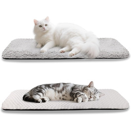 Килимок-ліжко для котів Pet Prime на підвіконня, 90 x 28 см, сірий, з 2 чохлами, теплий та прохолодний, машинне прання