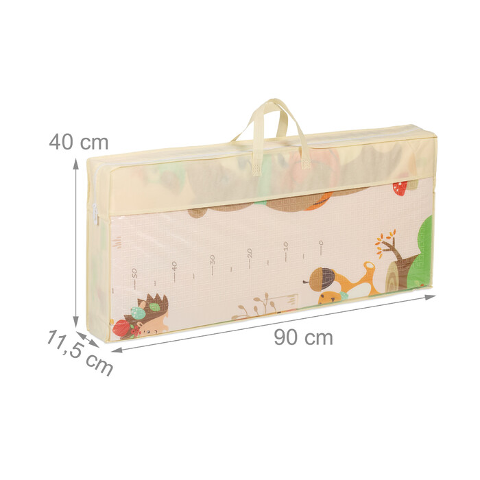 Relaxdays Foldable Play Mat - Animals