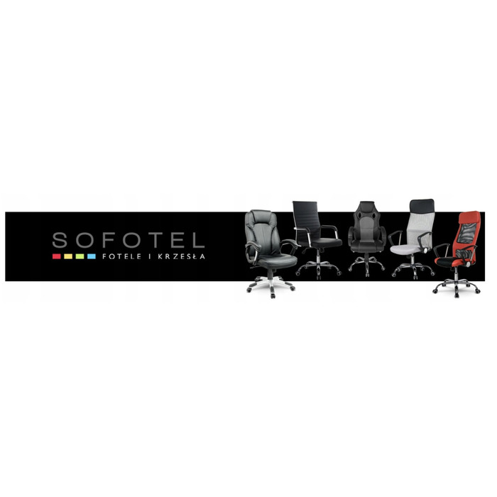 Обертове крісло Sofotel, коричневе, з регулюванням висоти