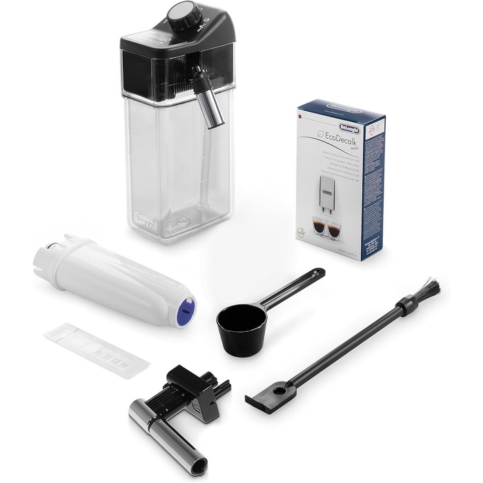 De'Longhi PrimaDonna Class ECAM 550.85.MS fully automatic coffee machine with LatteCrema milk system, cappuccino and espresso at the touch of a button, 3.5 inch TFT color display and app control, silver