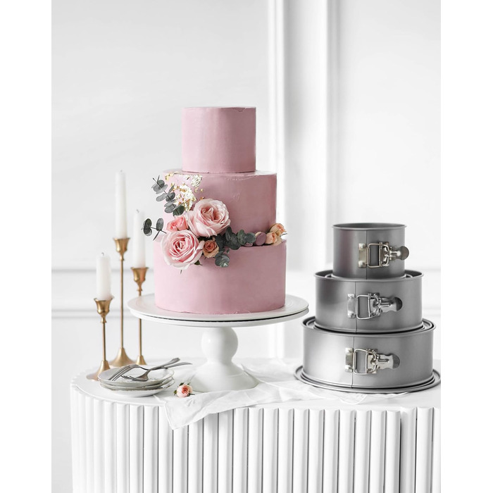 Набір форм для випічки тортів Patisse, 3 яруси