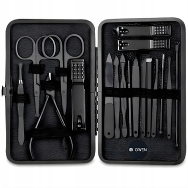 Набір для манікюру та педикюру 18 в 1: професійний набір для догляду за нігтями з кусачками та щипчиками