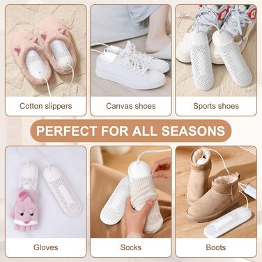 Електричний сушильник для взуття Flintronic - 3 режими, таймер, для черевиків, рукавиць, шкарпеток (EU-штекер)